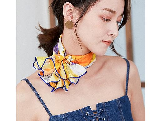 灶爷 【商业插画 丝巾】