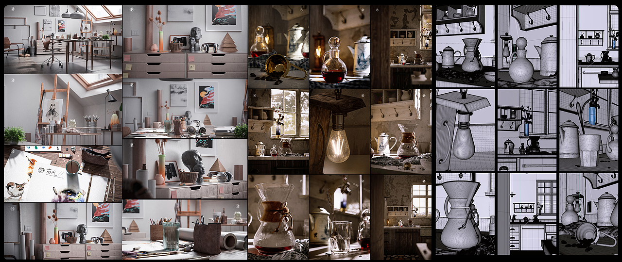 潦草总结一下学习一年三维渲染的练习作品（图ZMjg2OTYwMTIw） - 其他三维 - 站酷设计师南风NanFeenng原创素材 - 站酷ZCOOL