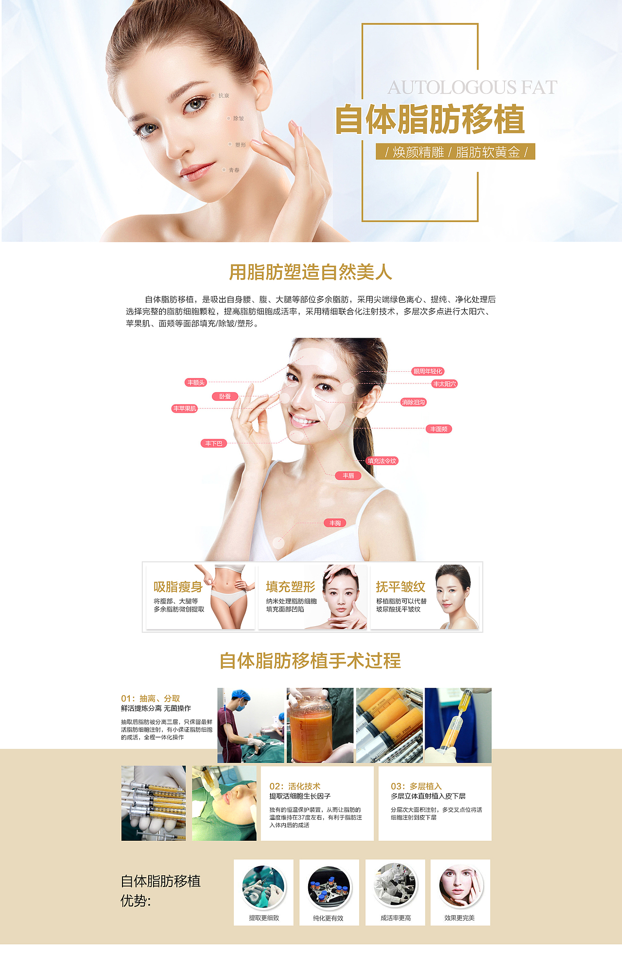【整形美容】公司官网设计