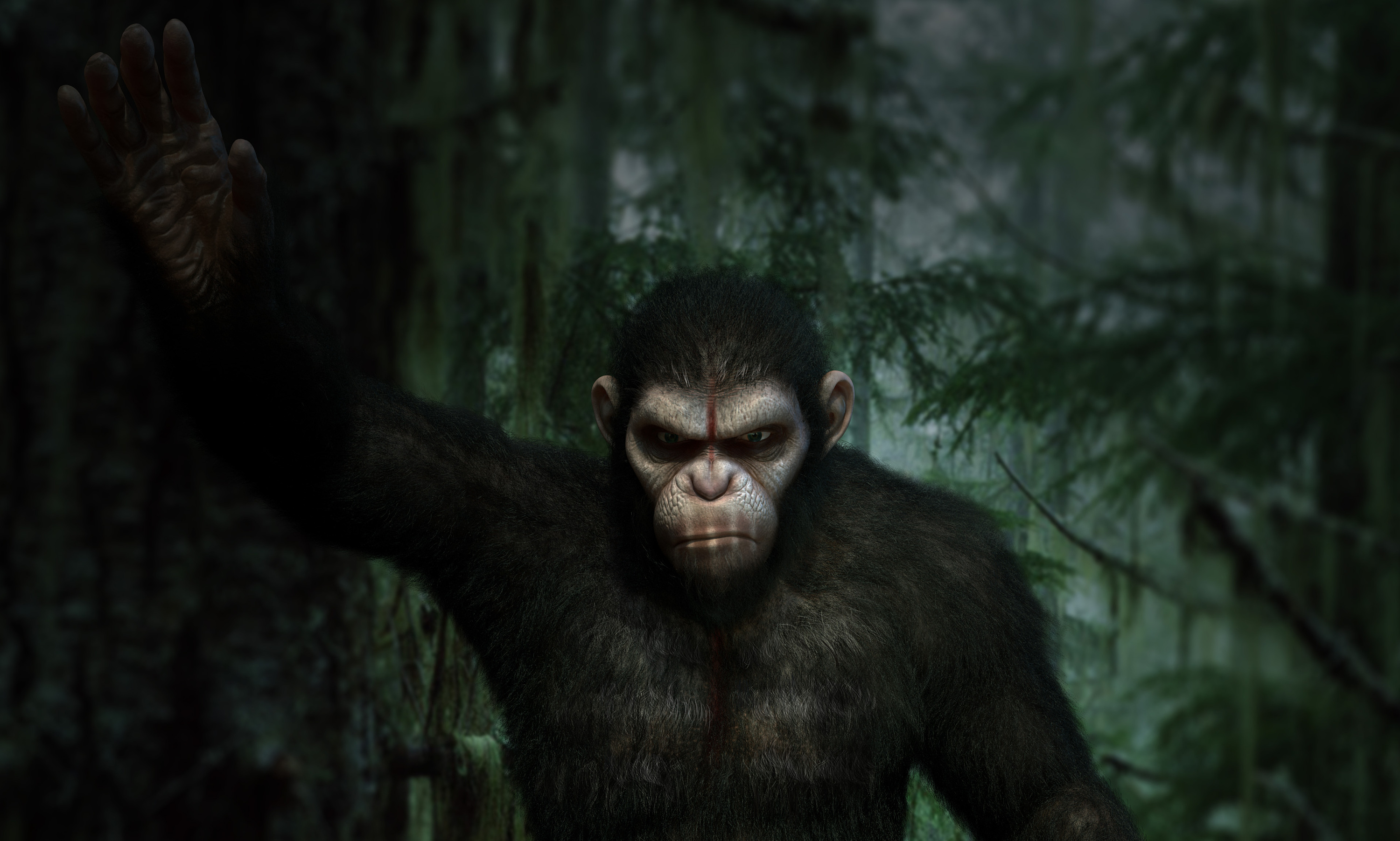 《猩球崛起3》发领袖凯撒预告 凯撒蜕变迎战_央广网