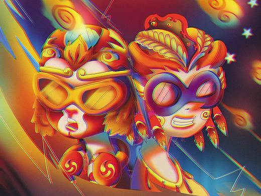 十二生肖国潮海报