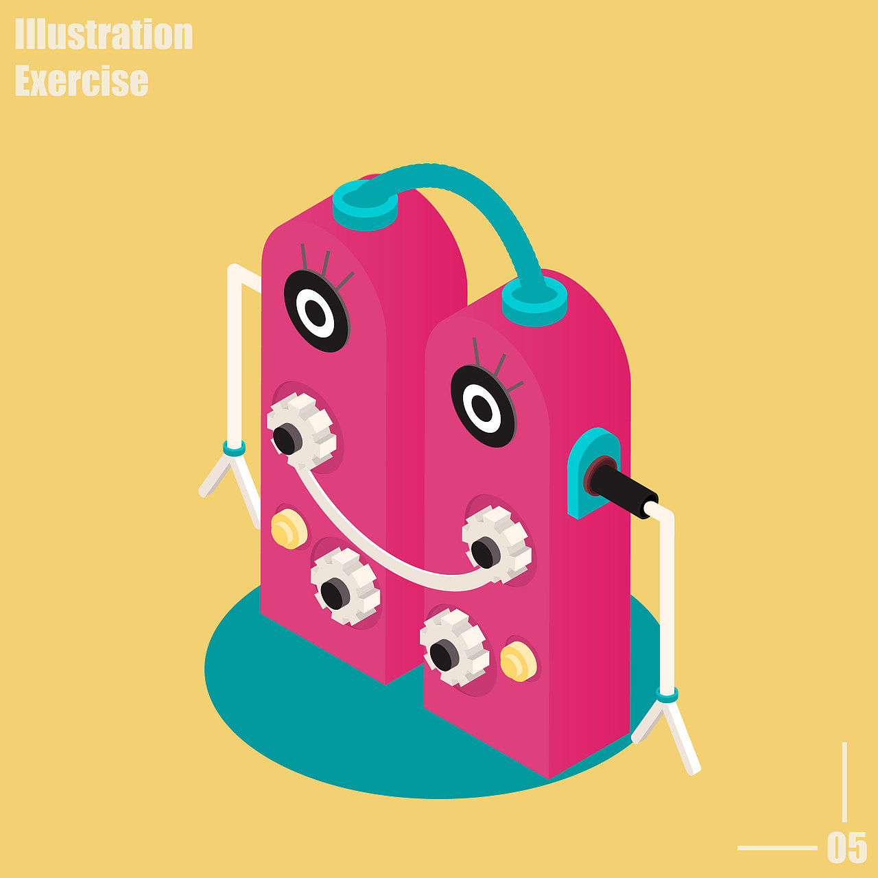 2.5D插畫練習(xí)（圖ZMjI5NDQzNDI4） - 創(chuàng)作習(xí)作 - 站酷設(shè)計(jì)師聰明的左撇子原創(chuàng)素材 - 站酷ZCOOL