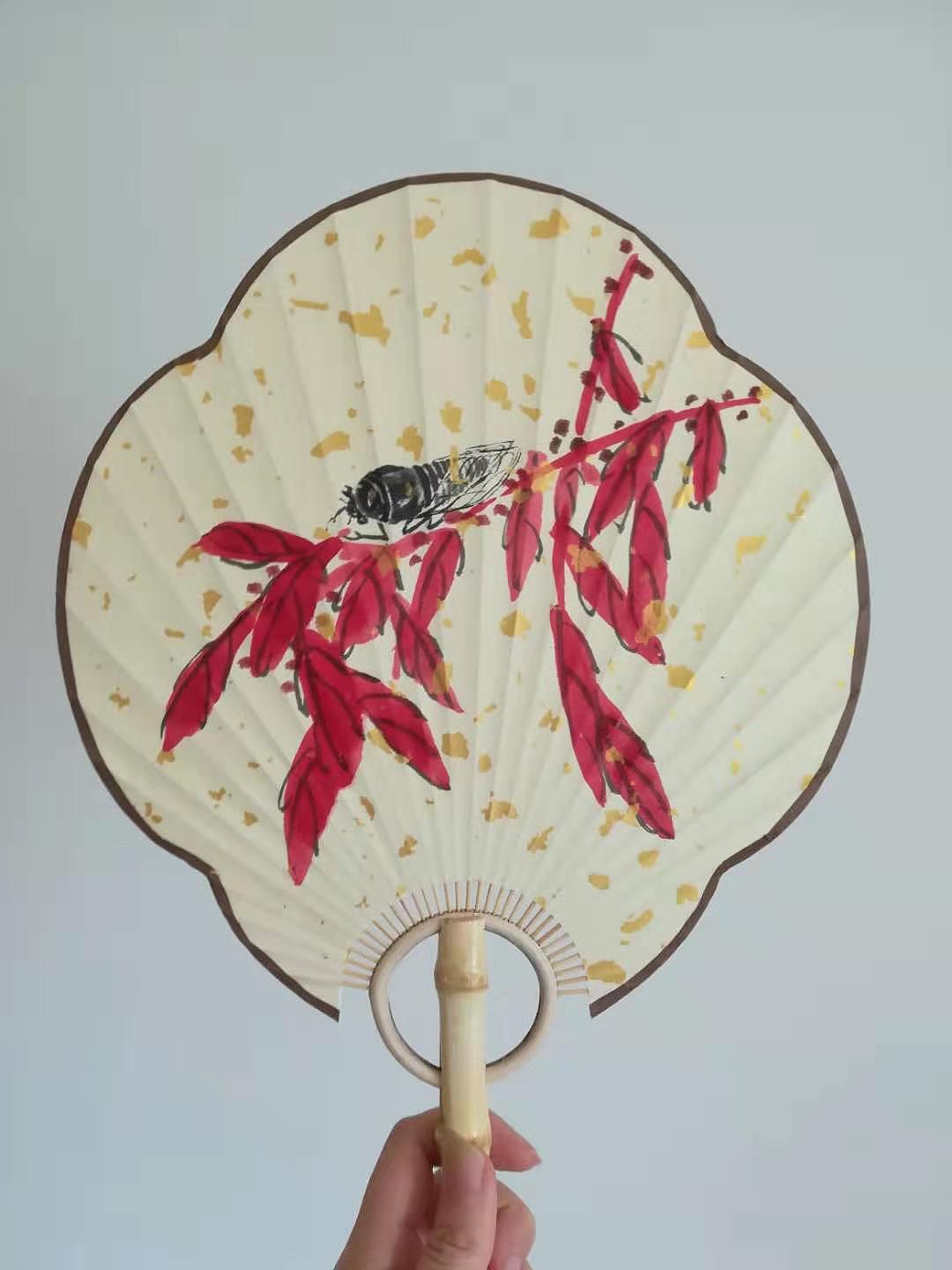 三伏天里画扇面---之团扇篇