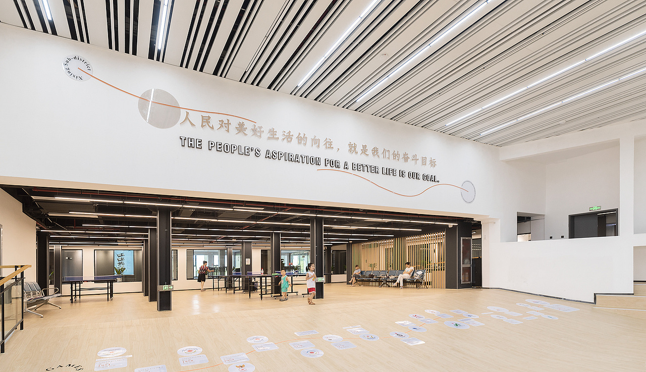 杭州市西兴街道党群服务中心（图ZMjg3ODYxMjUy） - 商业空间设计 - 站酷设计师YYCC奕成原创素材 - 站酷ZCOOL