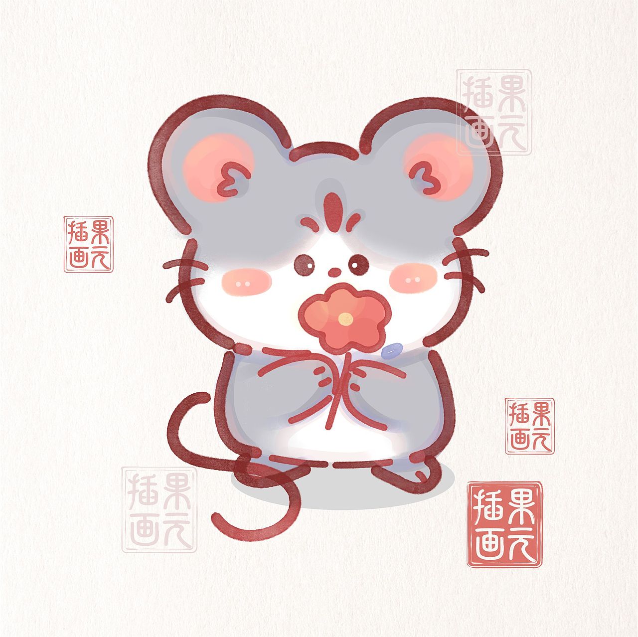 十二生肖合集（图ZMzY1ODkzODc2） - 儿童插画 - 站酷设计师果元插画原创素材 - 站酷ZCOOL