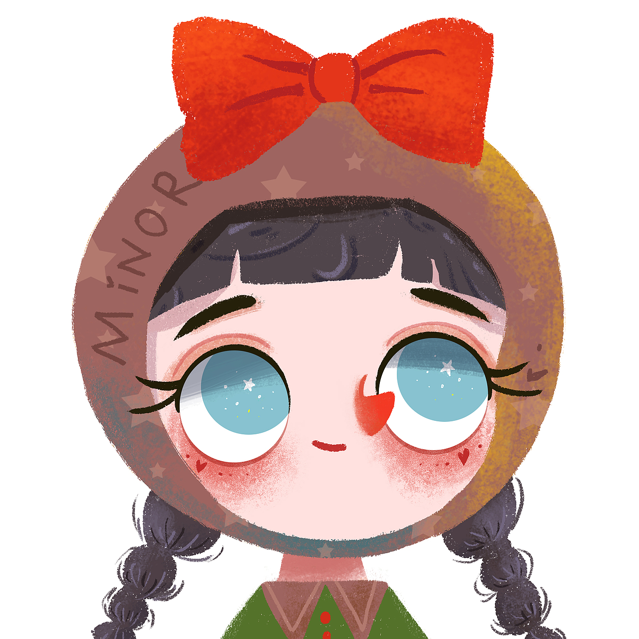 圣诞主题可爱头像设计