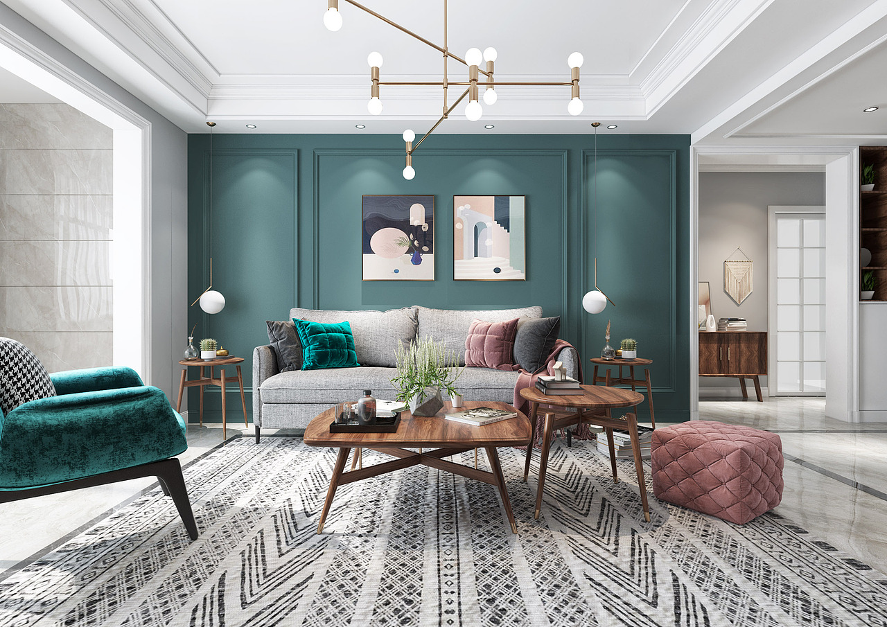 北欧风格客餐厅