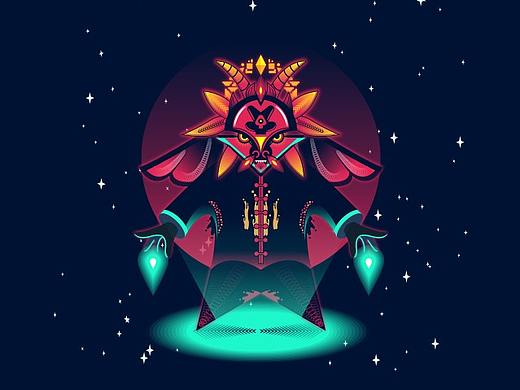 酷炫科技风--变异兽