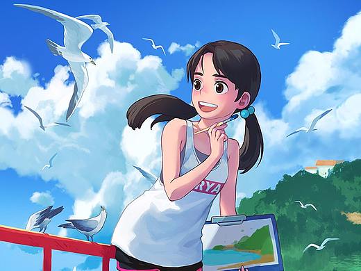 海風(fēng)（個(gè)人主頁(yè)-ZMjg3NDA5ODg=） - 創(chuàng)作習(xí)作 - 站酷設(shè)計(jì)師Chain_Jane原創(chuàng)素材 - 站酷ZCOOL