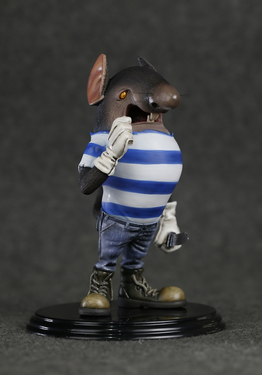 末那原创丨老动画系列第2弹黑猫警长吃猫鼠pvc手办