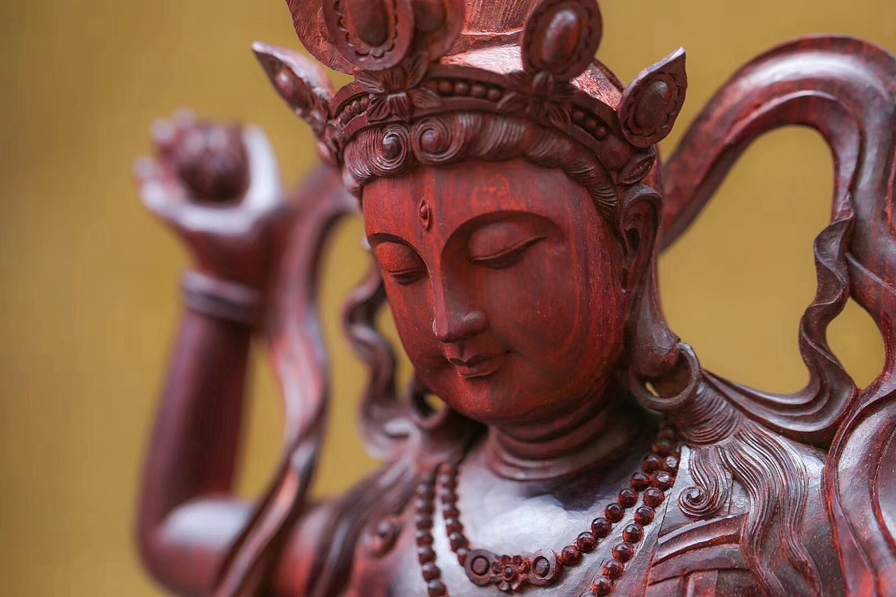 准提菩萨小叶紫檀