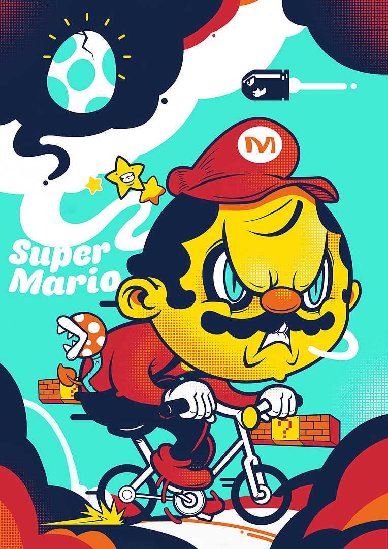 top5流行文化海报展作品（图ZODcwMTAwNTY=） - 新锐潮流插画 - 站酷设计师顽皮火工作室原创素材 - 站酷ZCOOL