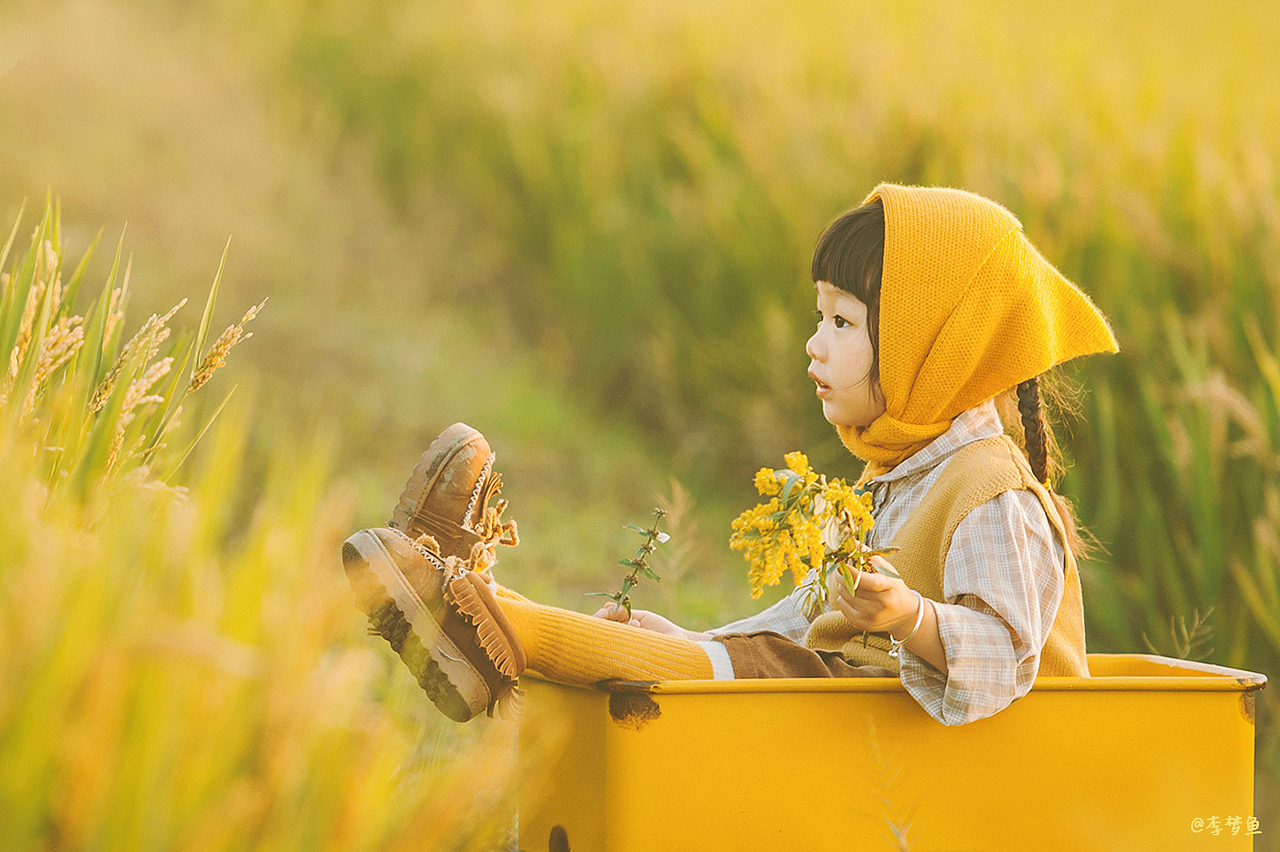 秋日稻香（图ZMjI4OTYwMDE2） - 人像摄影 - 站酷设计师腰果虾仁原创素材 - 站酷ZCOOL
