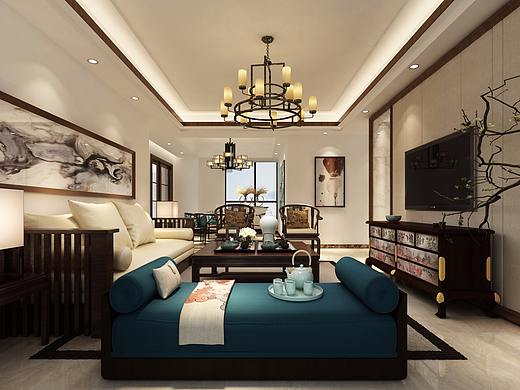 【吾澤空間】世茂外灘里140㎡戶型設(shè)計(jì)（個(gè)人主頁(yè)-ZMjYzODI1NTY=） - 家裝設(shè)計(jì) - 站酷設(shè)計(jì)師吾澤空間原創(chuàng)素材 - 站酷ZCOOL