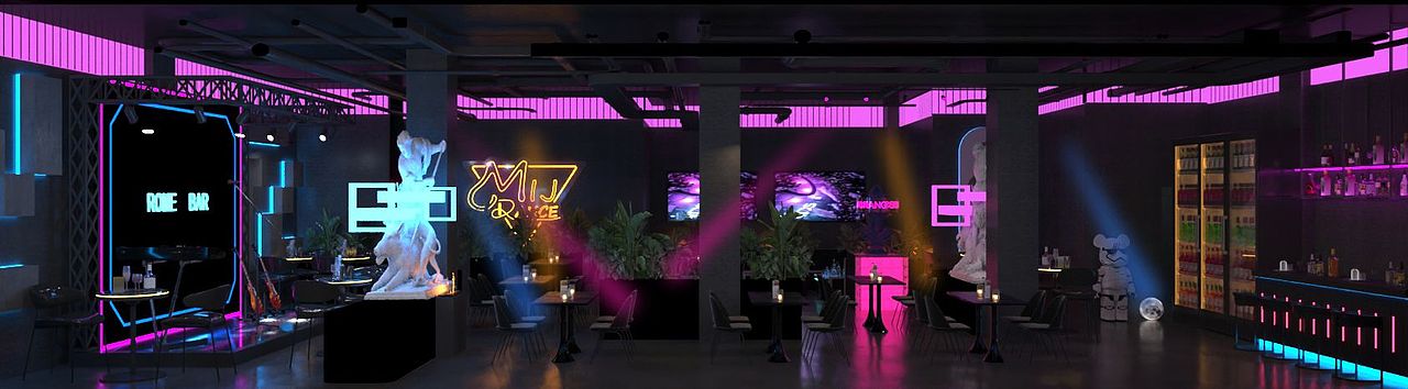 Rome.Music Bar酒吧效果图