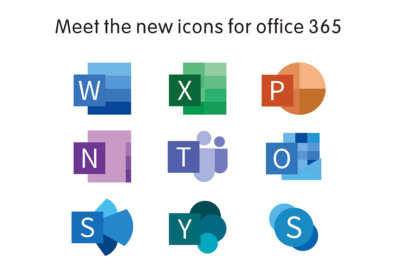 office 365 图标（图ZMTM4NzIzMjU2） - 图标 - 站酷设计师oakess原创素材 - 站酷ZCOOL