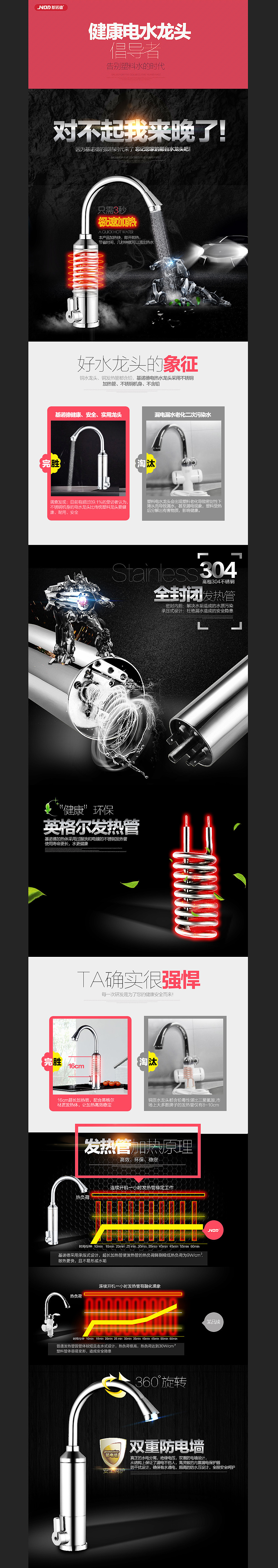 天猫京东淘宝页面/大家电小家电系列 水龙头详情（图ZNDUxMjU1ODQ=） - 电商 - 站酷设计师O_h_Design原创素材 - 站酷ZCOOL
