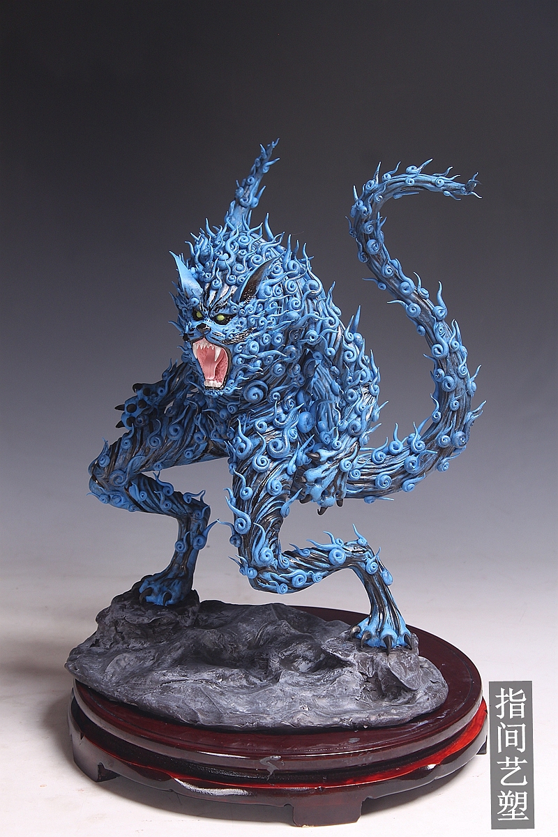 原创作品:面塑(二尾)