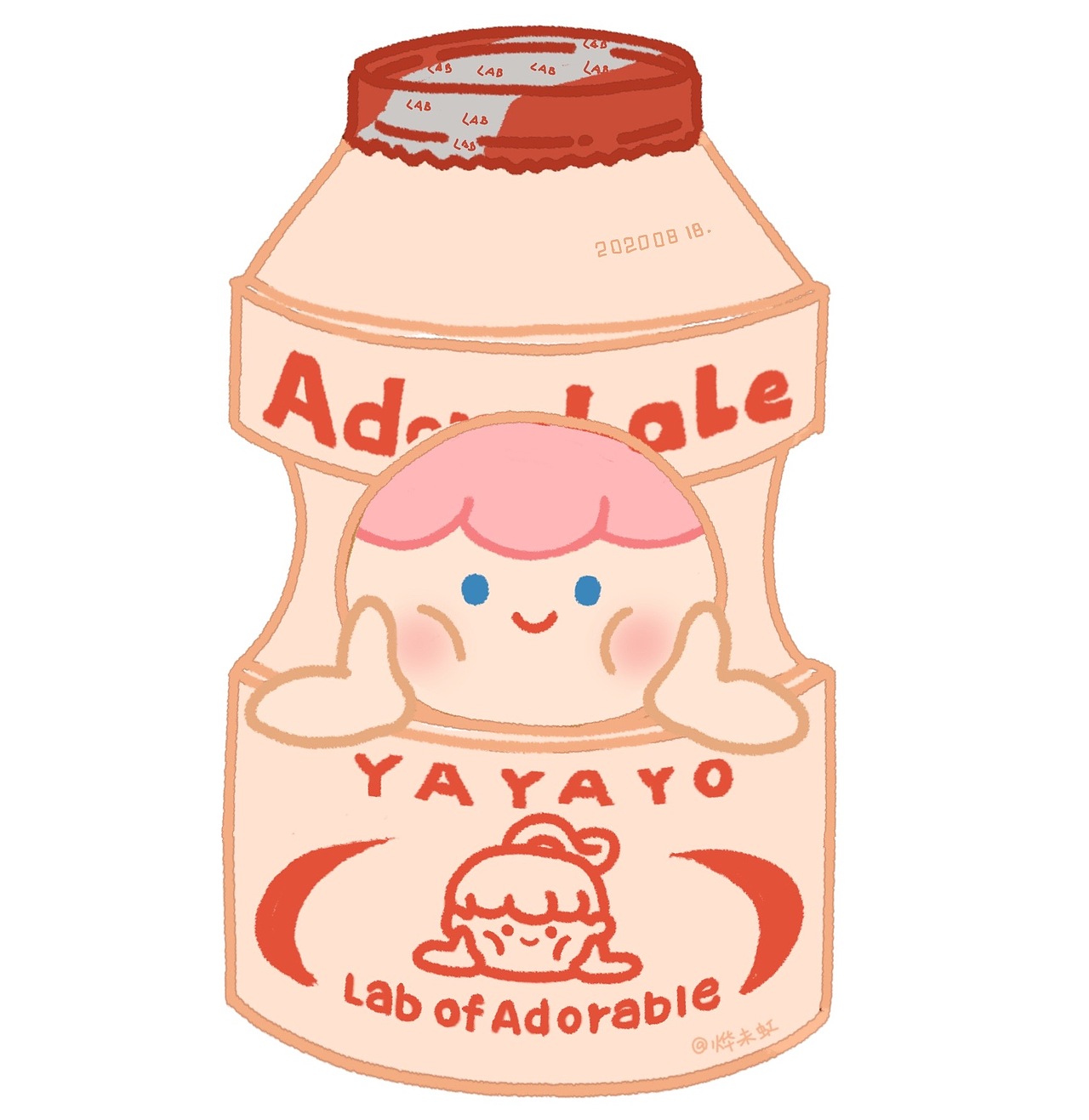 原创形象小粉大集合part1（图ZMjcxOTI1Njky） - 单幅漫画 - 站酷设计师烨未虹原创素材 - 站酷ZCOOL