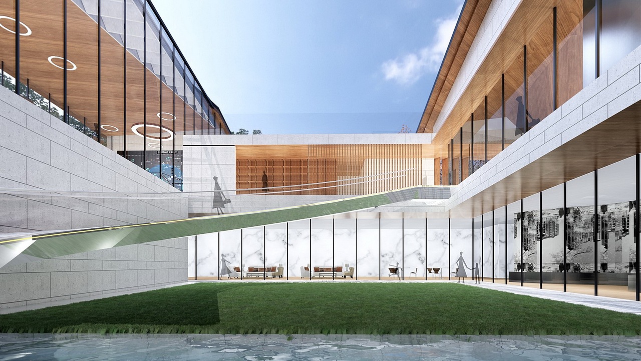 现代示范区SU模型下载