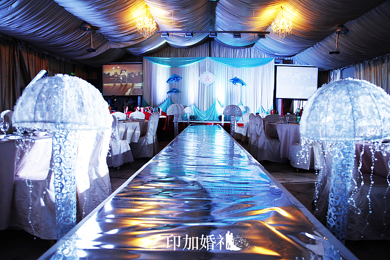 蓝色海洋风格婚礼客片【印加婚礼】