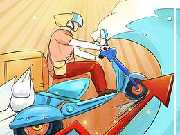 插画海报——劳动节