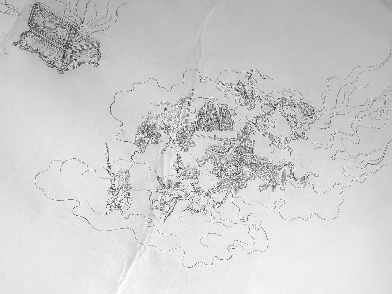 楚辞《九歌·国殇》（图ZMzQyNTE5MzEy） - 艺术插画 - 站酷设计师绯靥原创素材 - 站酷ZCOOL