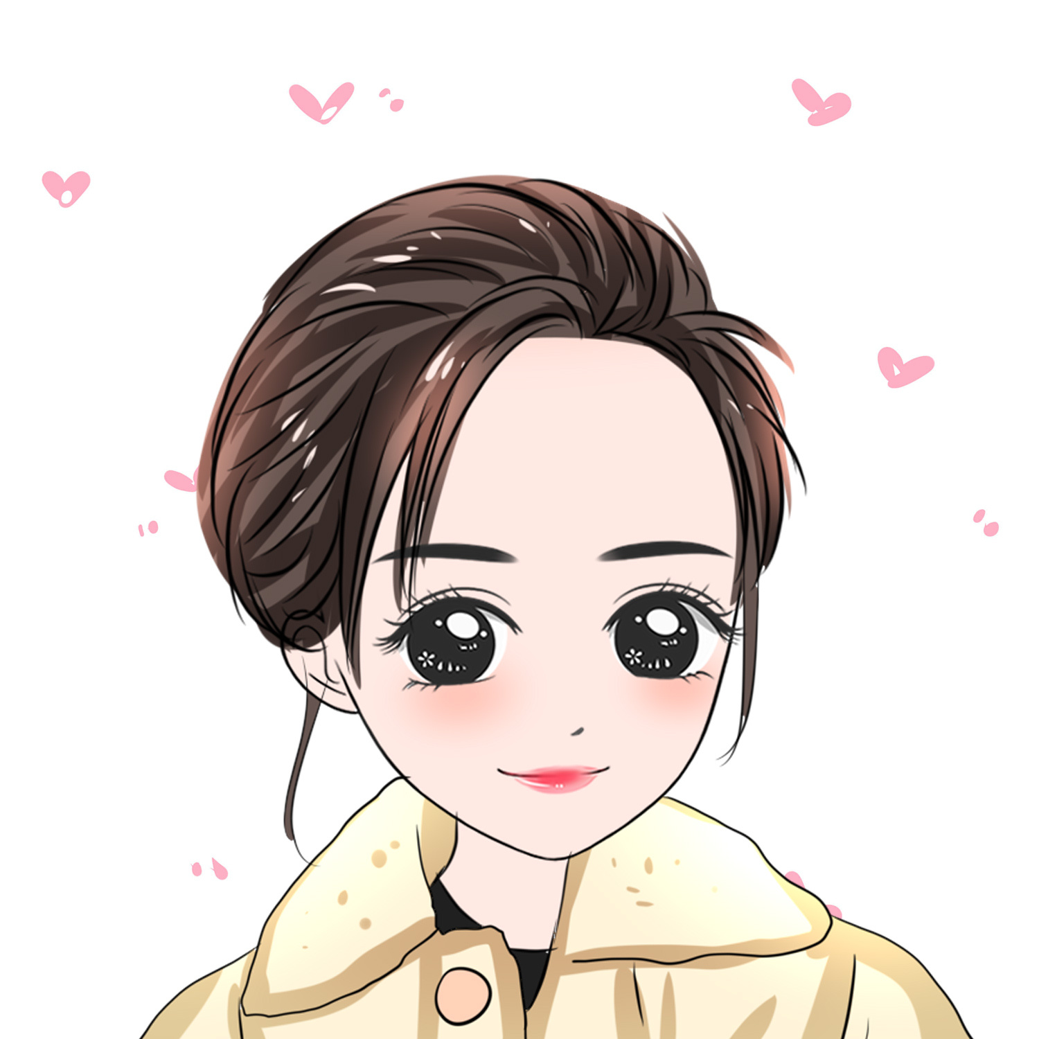 日漫风合集-q版头像 |动漫|单幅漫画|优视高端设计 - 临摹作品 - 站酷