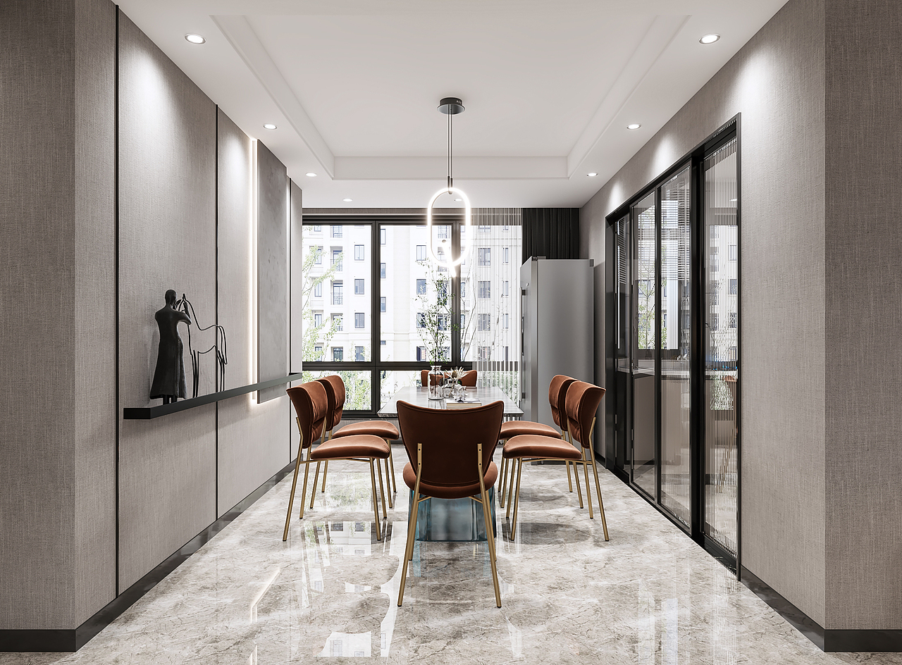 现代暗黑系案例（图ZMjYxMjU5NDA4） - 家装设计 - 站酷设计师择木创建设计表现原创素材 - 站酷ZCOOL