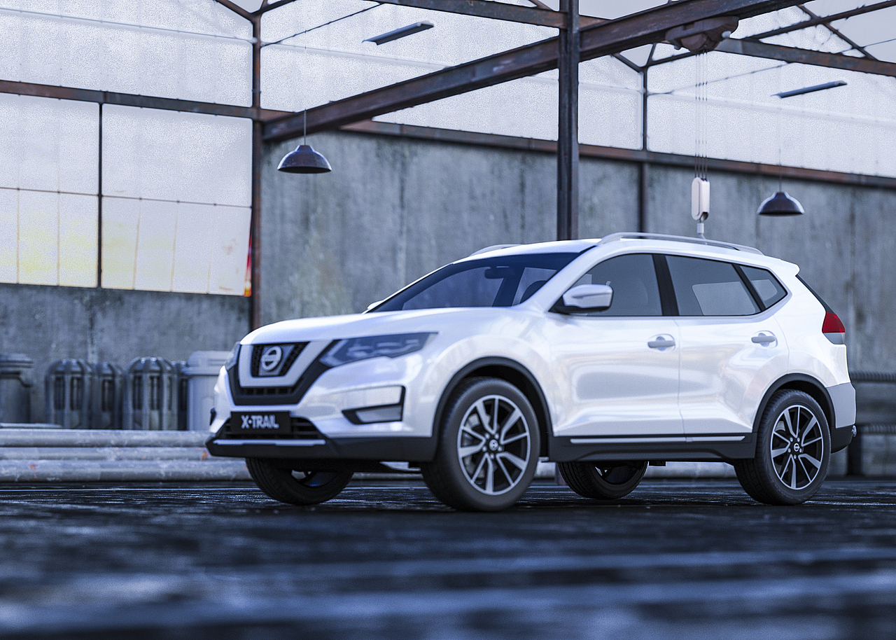 日产奇骏3d广告