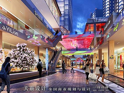 吉林长春步行街设计项目深意由广东天霸设计公司诠释