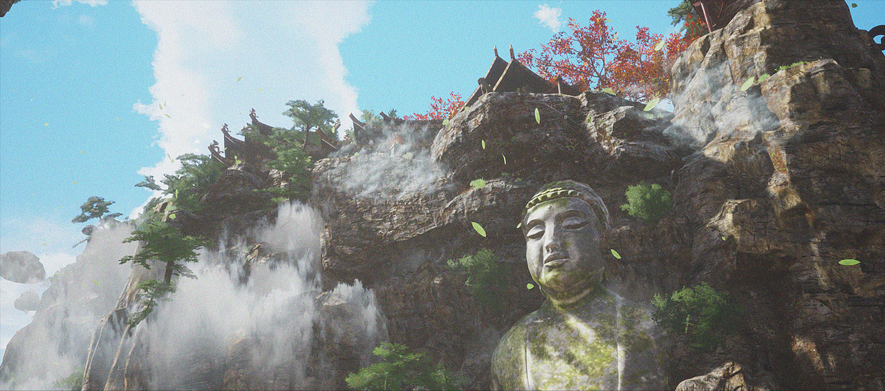 《山不在高》UE4 个人作品（图ZMjY4NDI0NDk2） - 场景 - 站酷设计师无聊的小健健原创素材 - 站酷ZCOOL