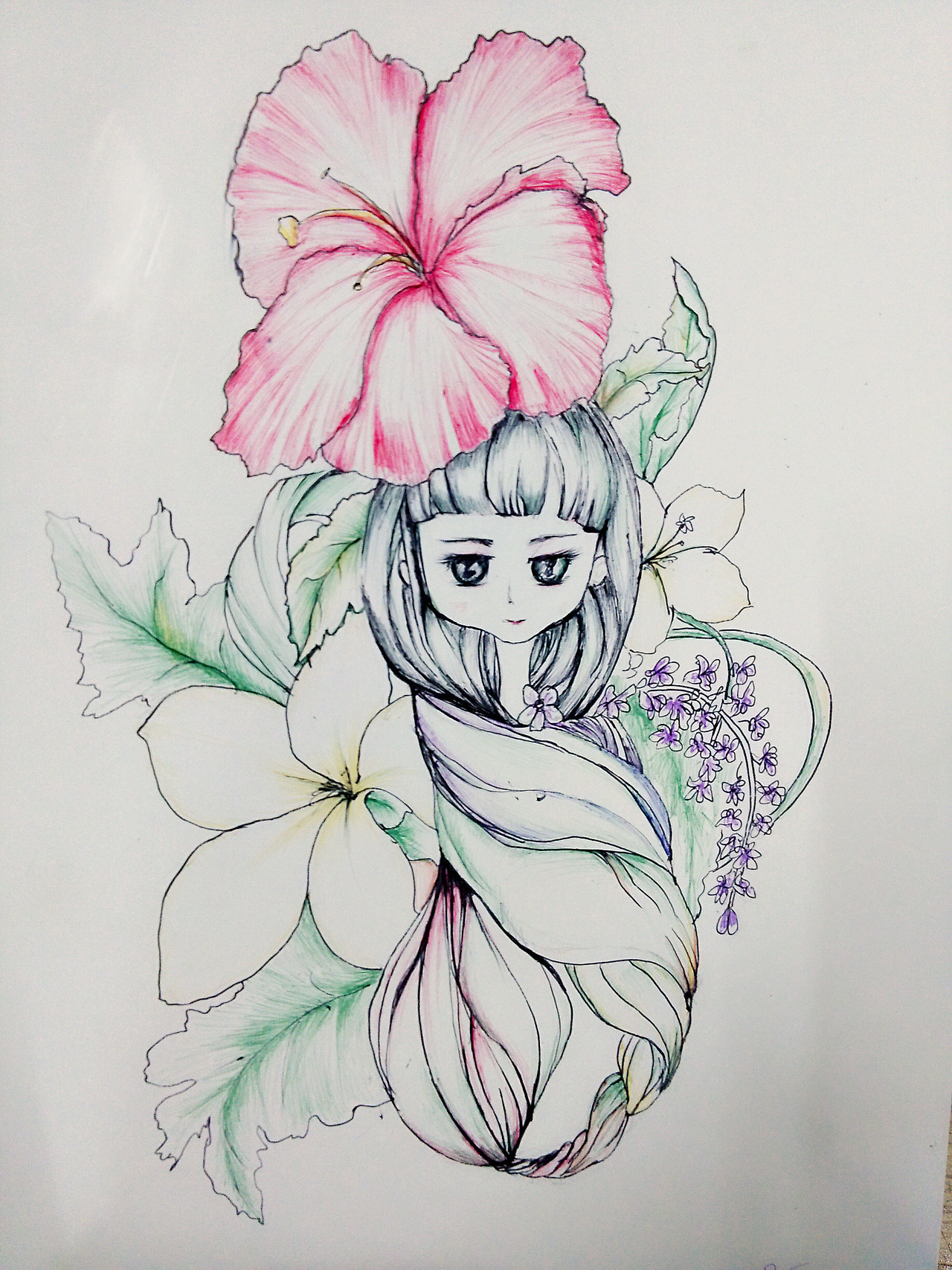 圆珠笔画、水彩画、人物-手绘（图ZMTUwMDQzMTEy） - 其他 - 站酷设计师雪筱静原创素材 - 站酷ZCOOL