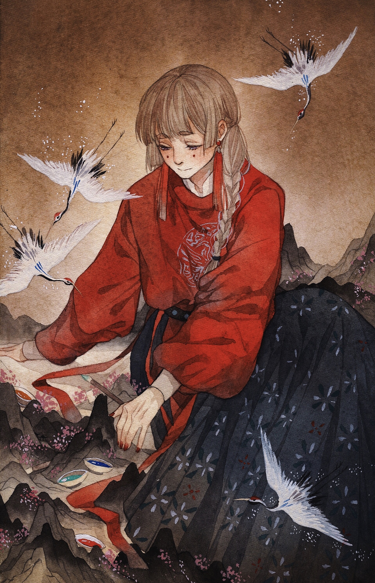 红🔴（图ZMTU4NTk4NzQ0） - 创作习作 - 站酷设计师鹤相欢原创素材 - 站酷ZCOOL