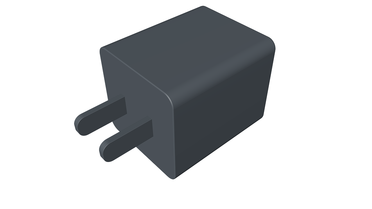 插座单双充电头模型