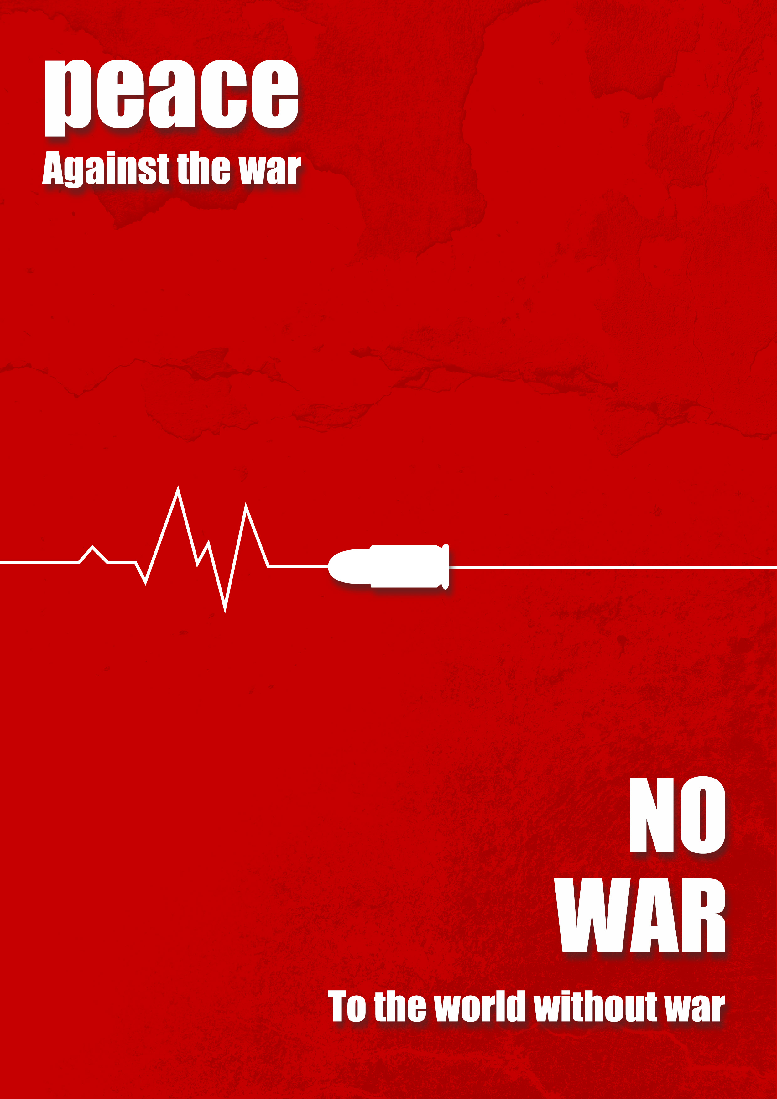 反战争公益海报