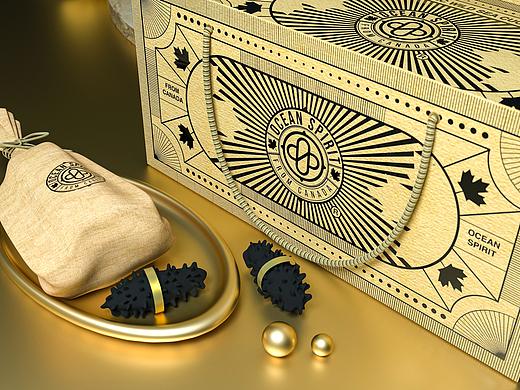 “ocean spirit”加拿大高端海参品牌创意礼盒设计