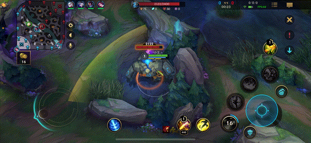 普攻强化时,攻击按钮提醒