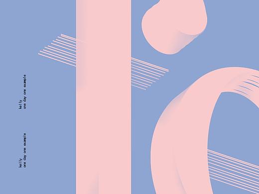 国外小清新字母海报