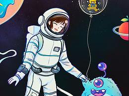 整理一下今年給客戶畫的一些海報