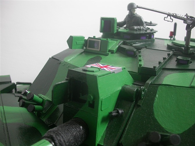 纸质挑战者II主战坦克 照网上图手工制作，没有图纸（图ZMTU2MDE5OTEy） - 手办/模玩 - 站酷设计师宏图装饰原创素材 - 站酷ZCOOL