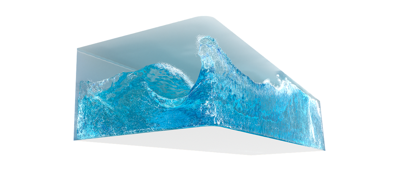 c4d试制作裸眼3d海浪屏