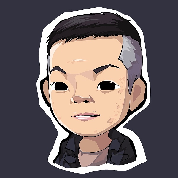 闲来无事绘制的个人微信qq微博头像