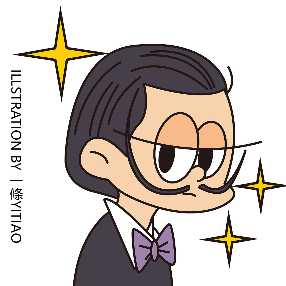 名人名畫（圖ZMjU5MDM4MDI4） - 創(chuàng)作習作 - 站酷設計師一條桃插畫原創(chuàng)素材 - 站酷ZCOOL