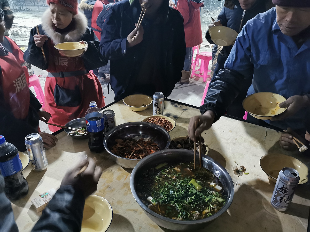 自贡花灯制作日常照片