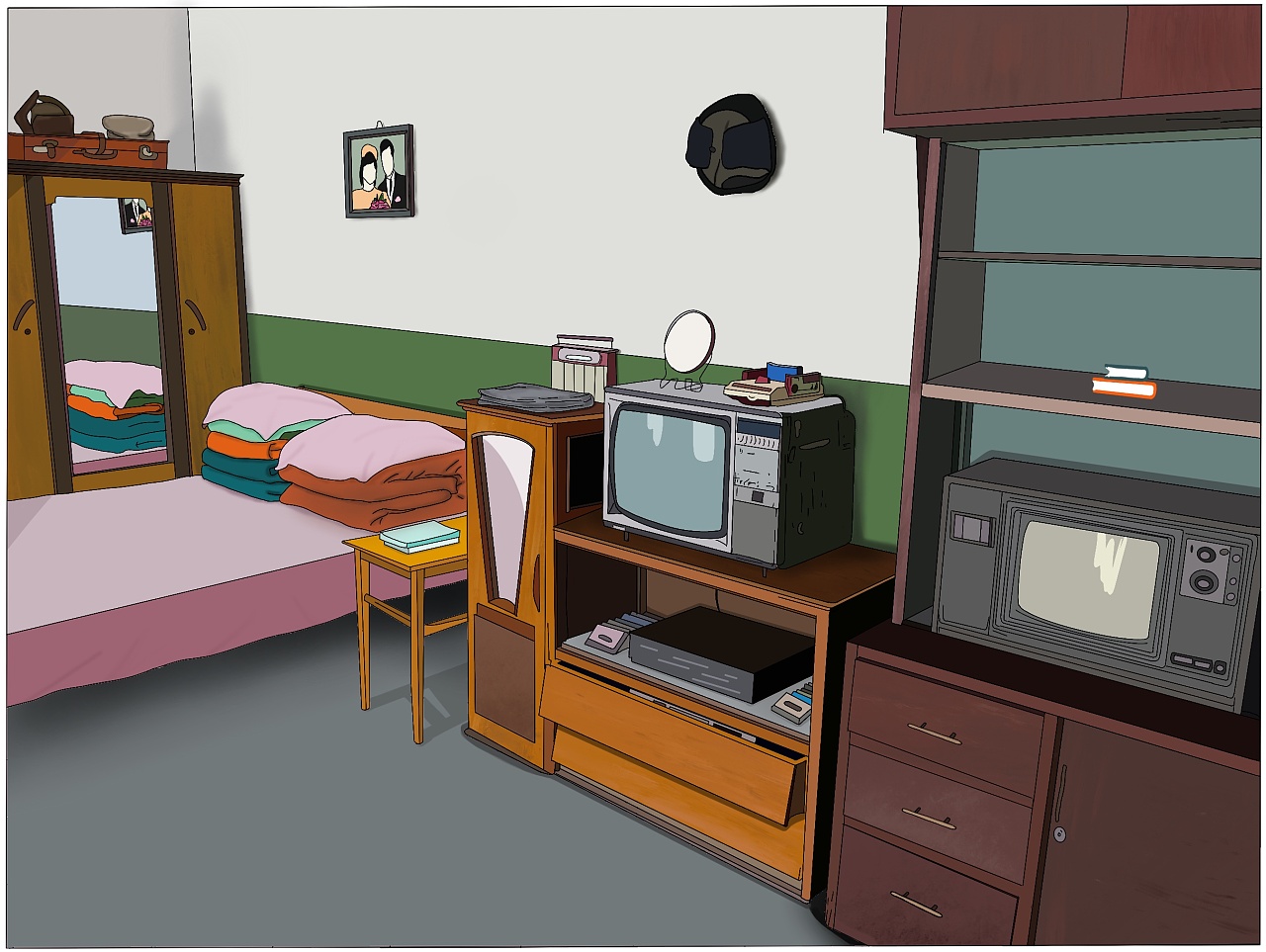 怀旧风|插画|插画习作|六镇安 - 原创作品 - 站酷 (zcool)