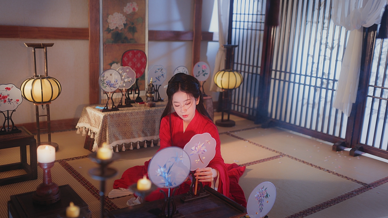 「只恐夜深花睡去，故烧高烛照红妆」（图ZMjk1OTM2MzQw） - MV - 站酷设计师马大可_奇画原创素材 - 站酷ZCOOL