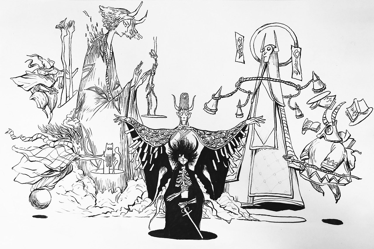 谁在召唤我？（图ZMTIzMTI3NTM2） - 概念设定 - 站酷设计师A_Ghost原创素材 - 站酷ZCOOL