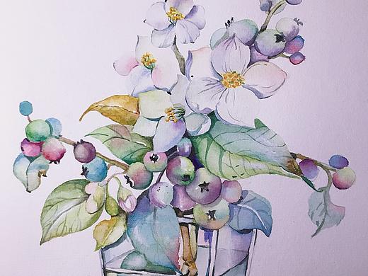 把想念画进画里