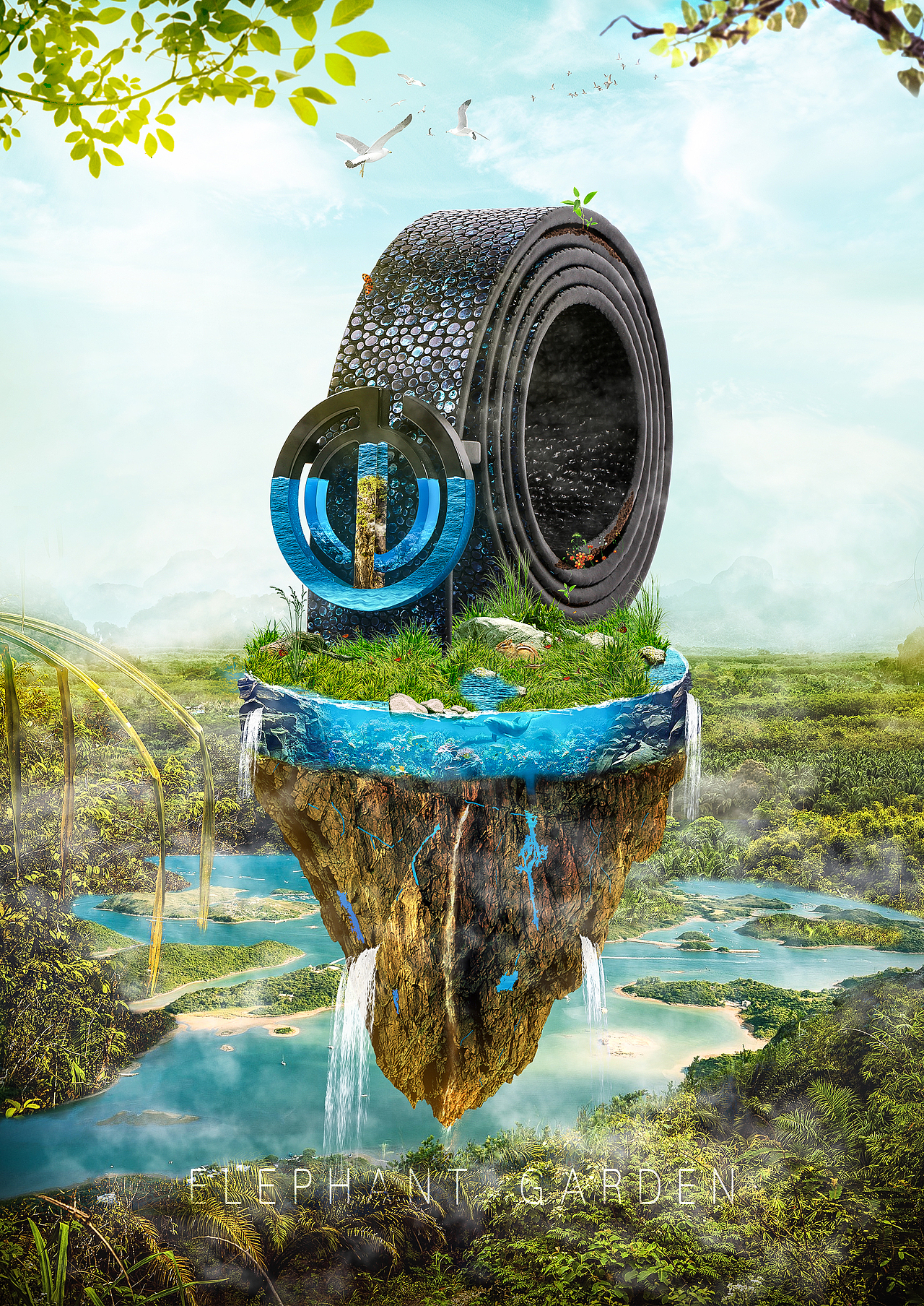 阿凡达电影感觉的腰带合成（图ZMTg1NTU3NDAw） - 海报 - 站酷设计师玩偶师joke原创素材 - 站酷ZCOOL